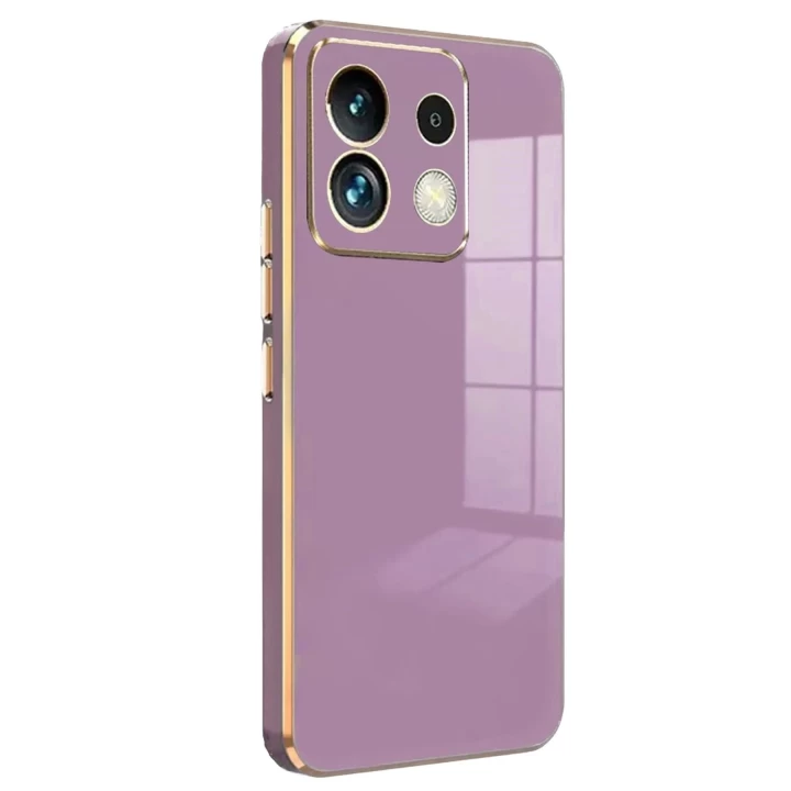 Xiaomi Redmi Note 13 4G Kılıf Volet Silikon - Mor