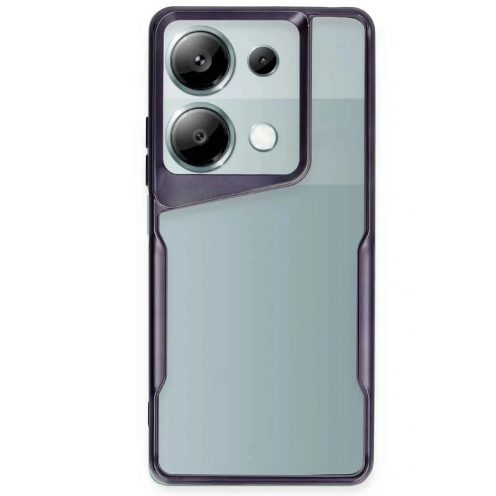 Xiaomi Redmi Note 13 Pro 4G Kılıf Boyi Silikon Kapak - Derin Mor