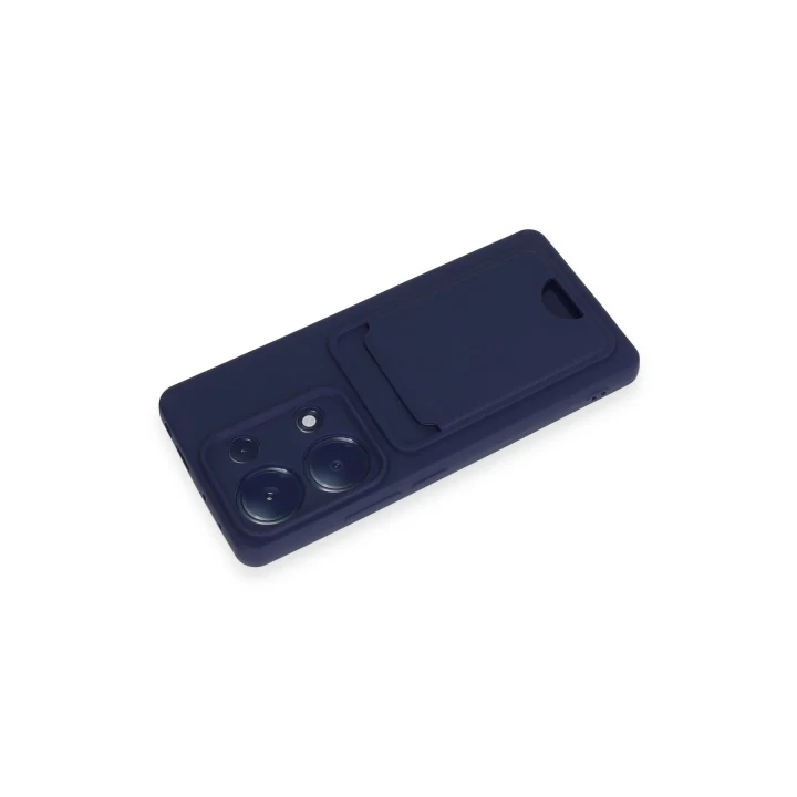Xiaomi Redmi Note 13 Pro 4G Kılıf Kelvin Kartvizitli Silikon - Lacivert