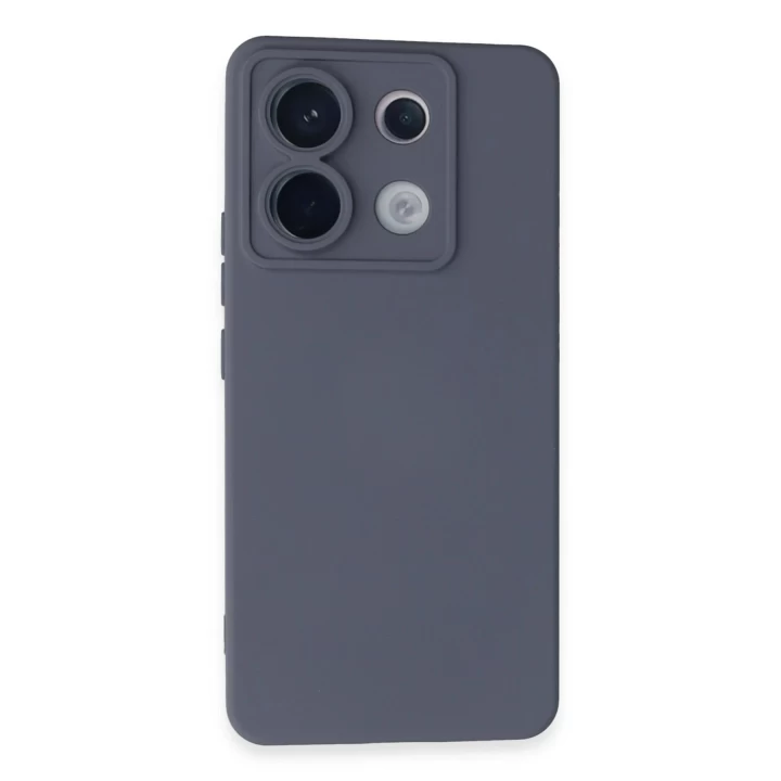 Xiaomi Redmi Note 13 Pro 5G Kılıf Nano içi Kadife Silikon - Gri