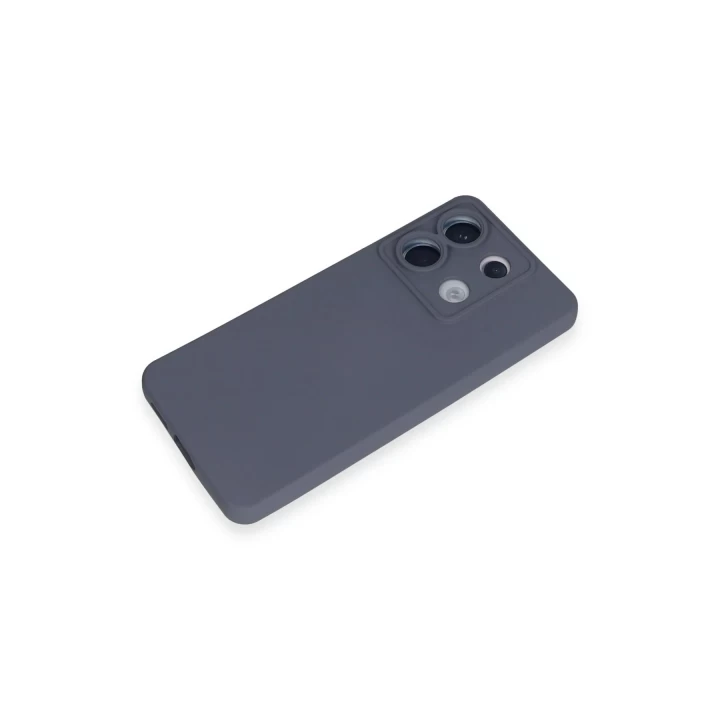 Xiaomi Redmi Note 13 Pro 5G Kılıf Nano içi Kadife Silikon - Gri