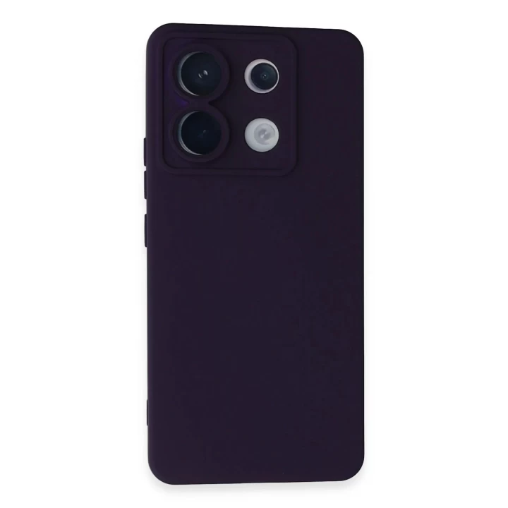 Xiaomi Redmi Note 13 Pro 5G Kılıf Nano içi Kadife Silikon - Mor