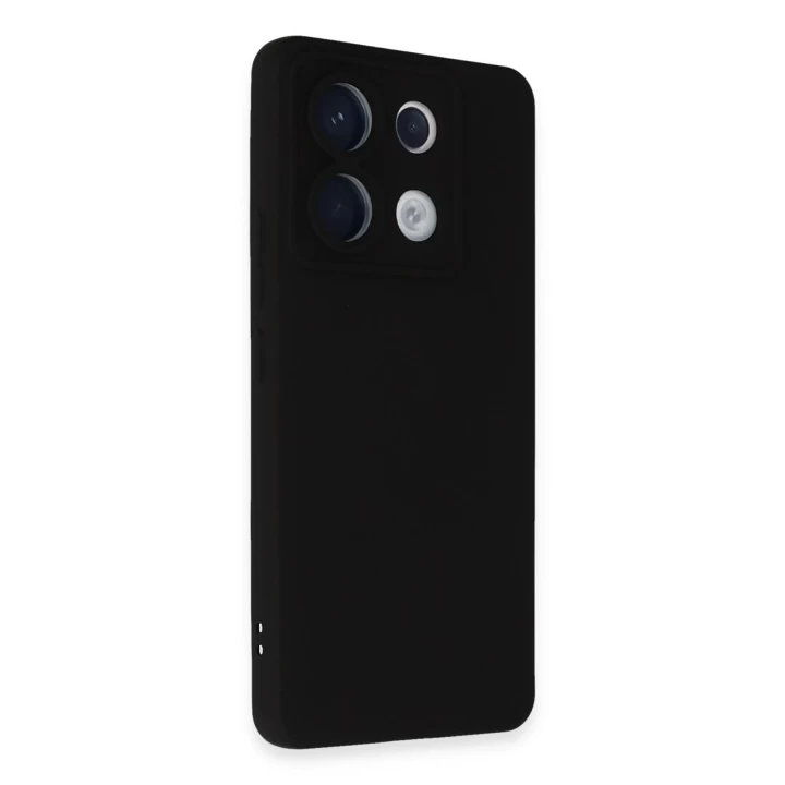 Xiaomi Redmi Note 13 Pro 5G Kılıf Nano içi Kadife Silikon - Siyah