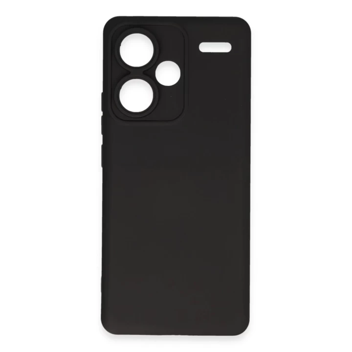 Xiaomi Redmi Note 13 Pro Plus Kılıf Nano içi Kadife Silikon - Siyah