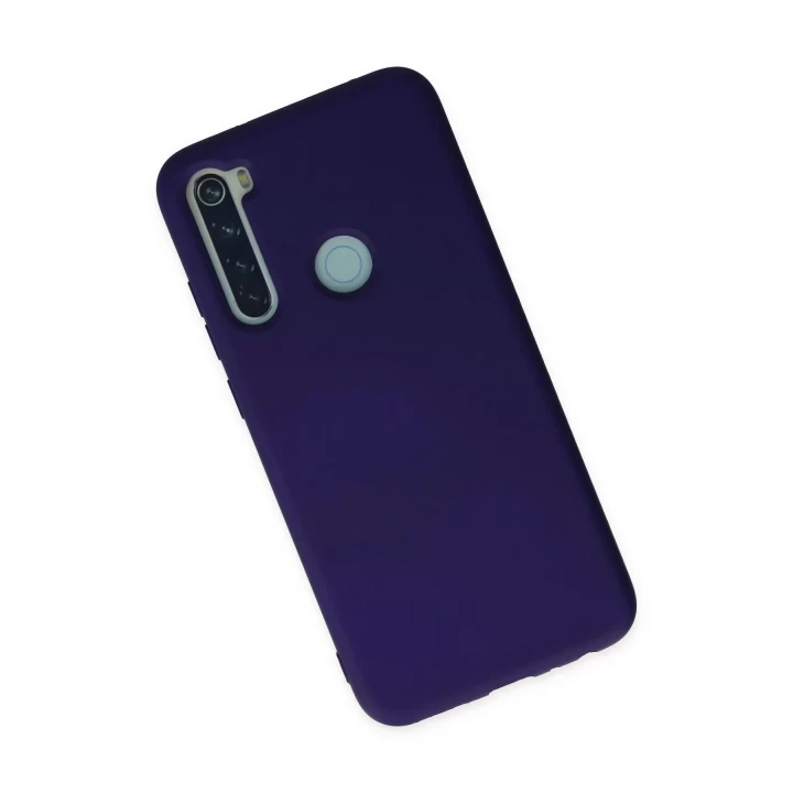 Xiaomi Redmi Note 8 Kılıf Nano içi Kadife Silikon - Mor