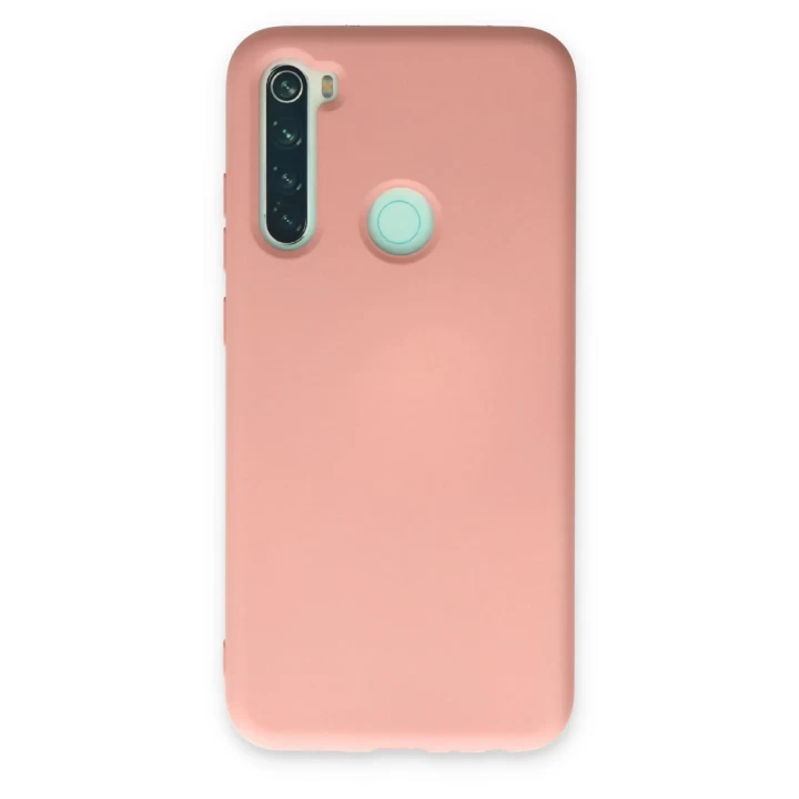 Xiaomi Redmi Note 8 Kılıf Nano içi Kadife Silikon - Pudra