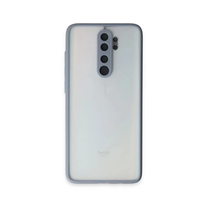 Xiaomi Redmi Note 8 Pro Kılıf Montreal Silikon Kapak - Gri