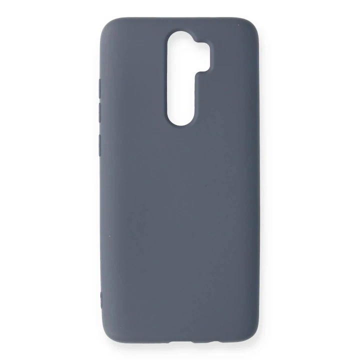 Xiaomi Redmi Note 8 Pro Kılıf Nano içi Kadife Silikon - Gri
