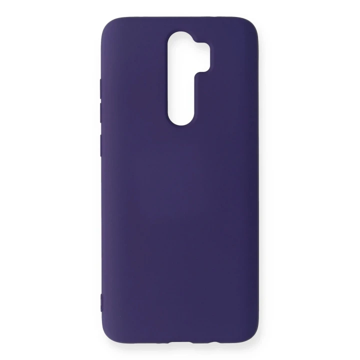 Xiaomi Redmi Note 8 Pro Kılıf Nano içi Kadife Silikon - Mor