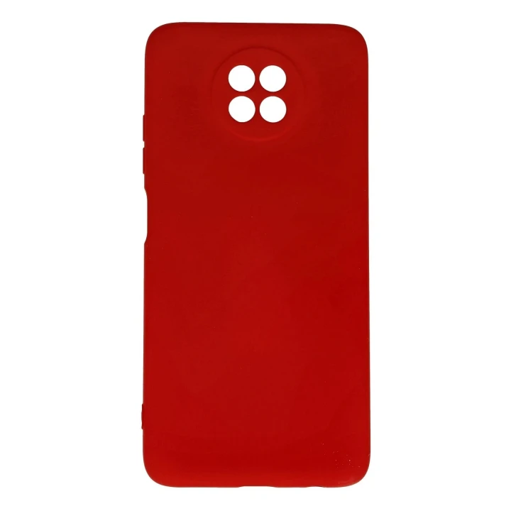 Xiaomi Redmi Note 9 5G Kılıf Nano içi Kadife Silikon - Kırmızı