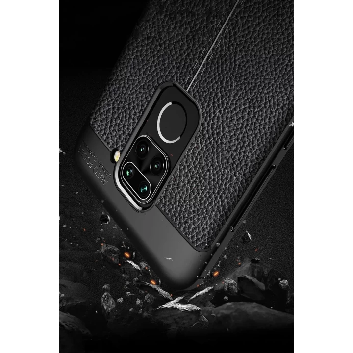 Xiaomi Redmi Note 9 Kılıf Auto Focus Kapak - Lacivert