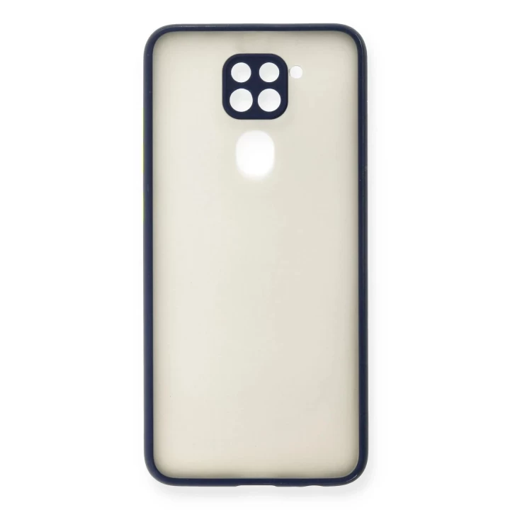 Xiaomi Redmi Note 9 Kılıf Montreal Silikon Kapak - Lacivert