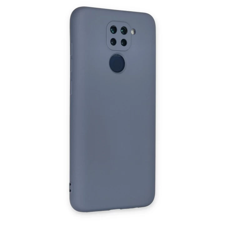 Xiaomi Redmi Note 9 Kılıf Nano içi Kadife Silikon - Gri