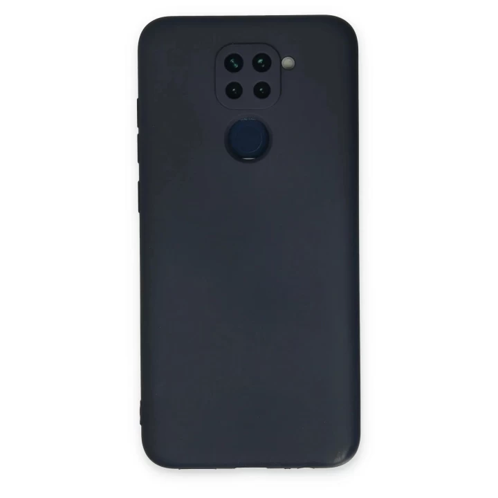 Xiaomi Redmi Note 9 Kılıf Nano içi Kadife Silikon - Lacivert