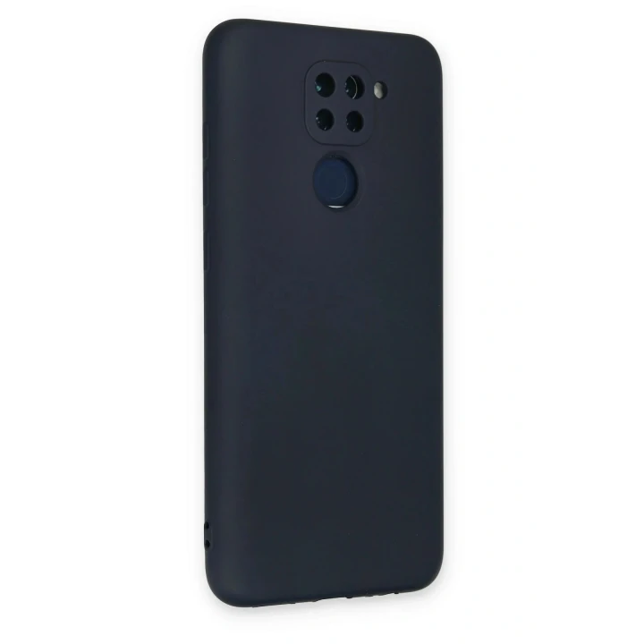 Xiaomi Redmi Note 9 Kılıf Nano içi Kadife Silikon - Lacivert