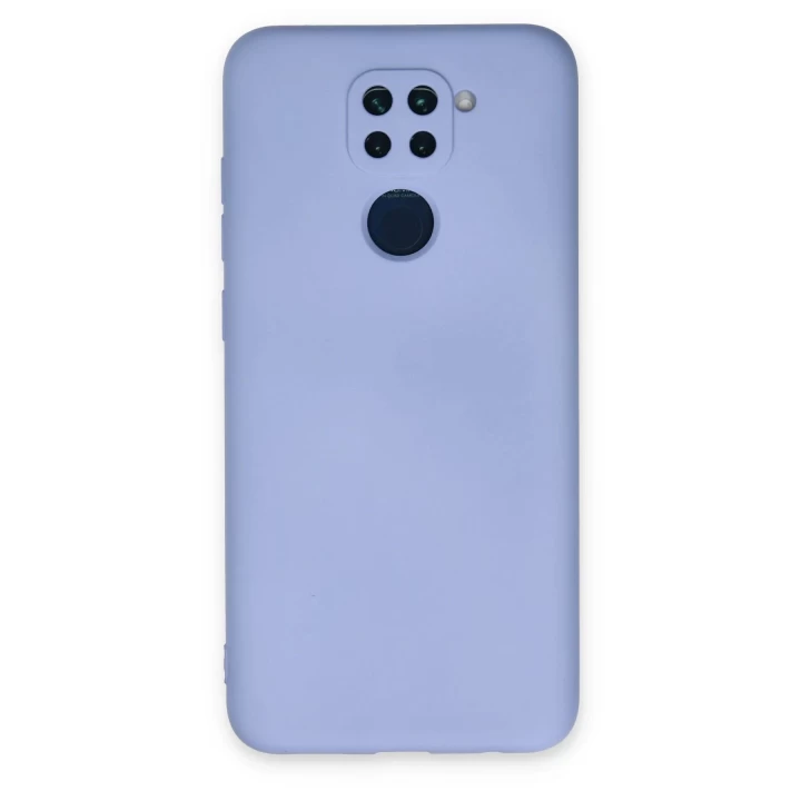 Xiaomi Redmi Note 9 Kılıf Nano içi Kadife Silikon - Lila