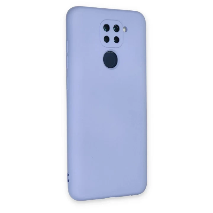 Xiaomi Redmi Note 9 Kılıf Nano içi Kadife Silikon - Lila