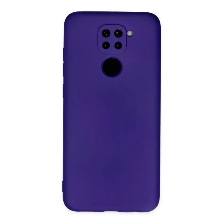 Xiaomi Redmi Note 9 Kılıf Nano içi Kadife Silikon - Mor