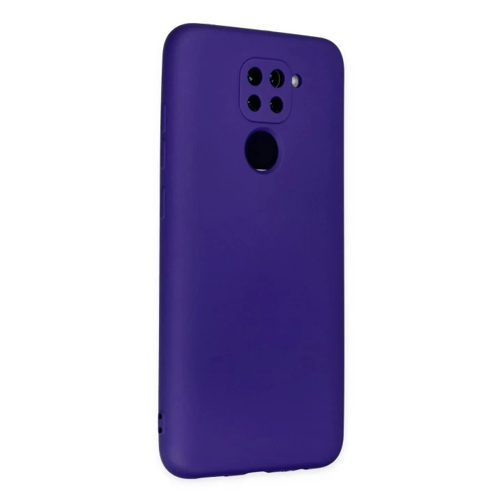 Xiaomi Redmi Note 9 Kılıf Nano içi Kadife Silikon - Mor