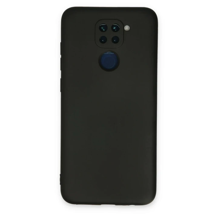 Xiaomi Redmi Note 9 Kılıf Nano içi Kadife Silikon - Siyah