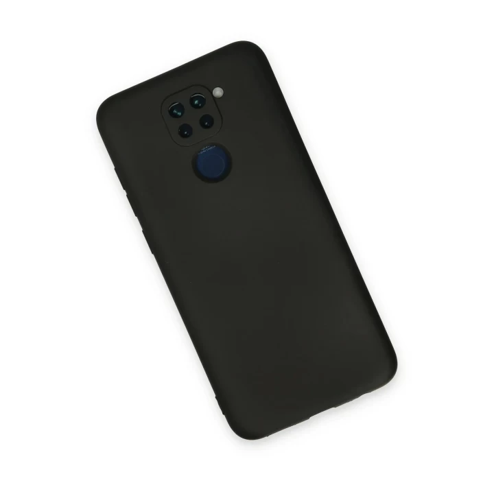 Xiaomi Redmi Note 9 Kılıf Nano içi Kadife Silikon - Siyah