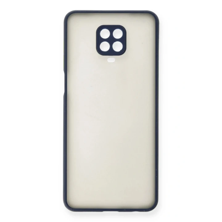 Xiaomi Redmi Note 9 Pro Kılıf Montreal Silikon Kapak - Lacivert