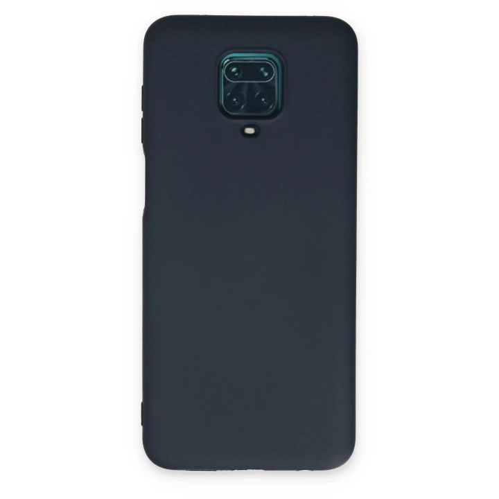 Xiaomi Redmi Note 9 Pro Kılıf Nano içi Kadife Silikon - Lacivert