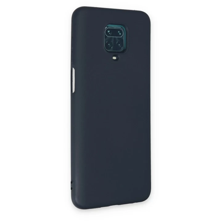 Xiaomi Redmi Note 9 Pro Kılıf Nano içi Kadife Silikon - Lacivert