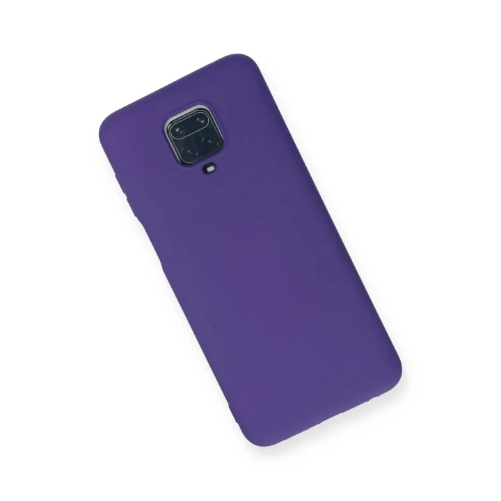 Xiaomi Redmi Note 9 Pro Kılıf Nano içi Kadife Silikon - Mor