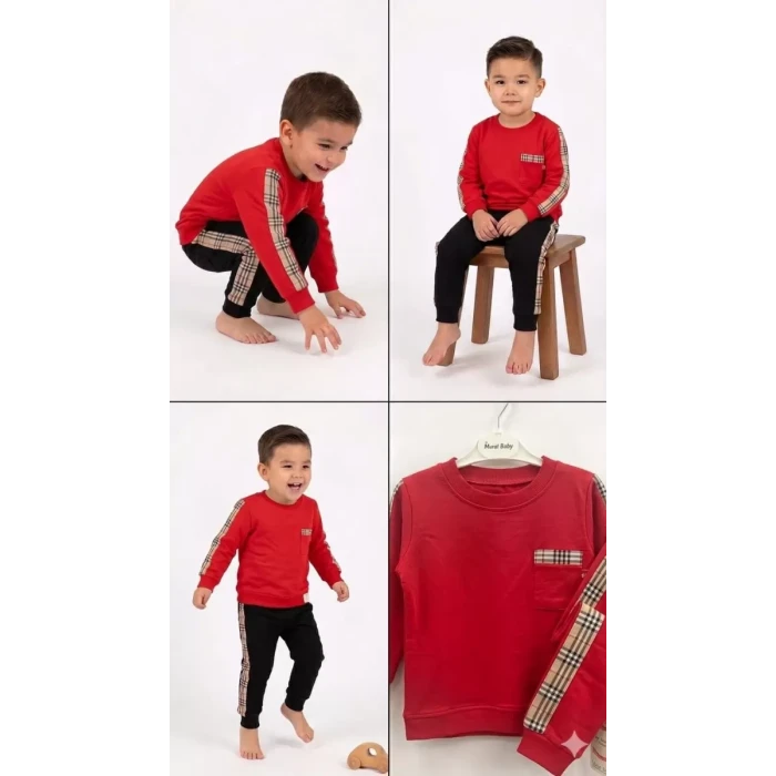 2-5 Yaş Cep Detaylı 2 Li Çocuk Takımı