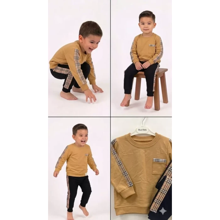 2-5 Yaş Cep Detaylı 2 Li Çocuk Takımı