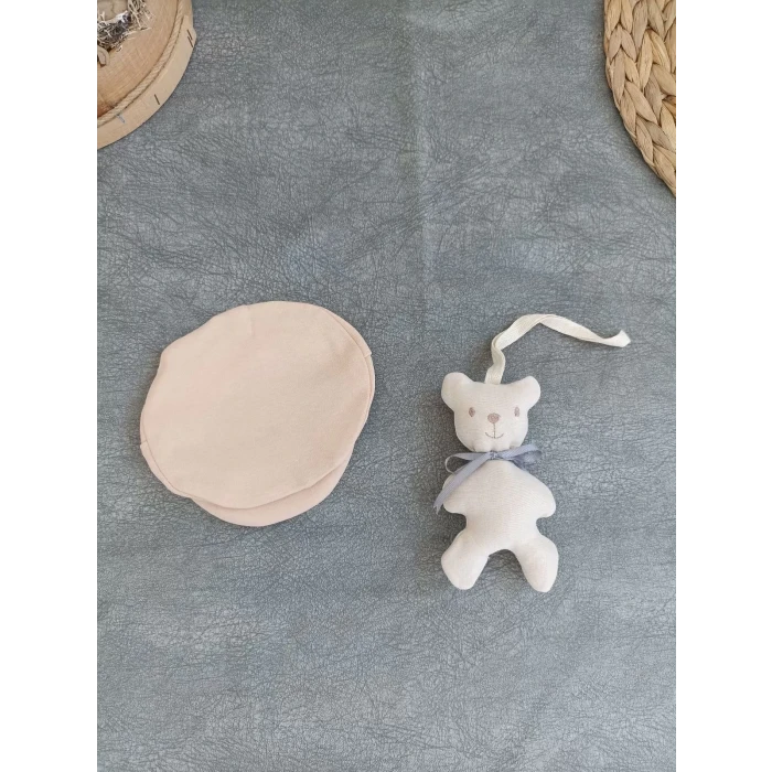 3-6 6-9 9-12 Ay Oyuncaklı Altınbaşak 5li Kız Erkek Bebek Takımı Buğday