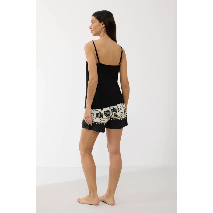 Anıl 11710  Kadın Sabahlıklı Şort Takım