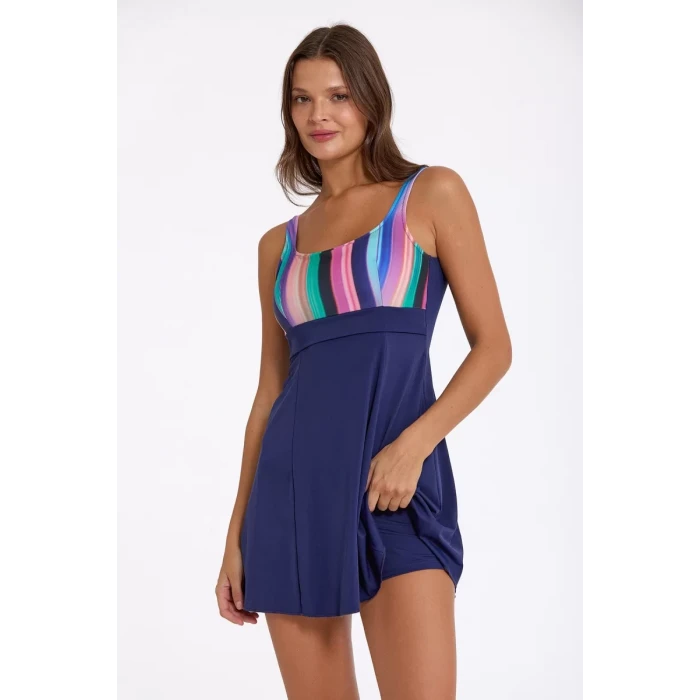 Argento 0341-3016 Kadın Elbiseli Mayo