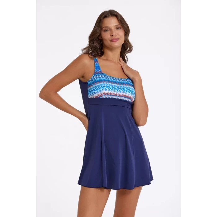 Argento 0341-3017 Kadın Elbiseli Mayo