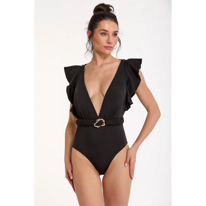 Argento 0557-3001 Kadın Derin V Yaka Mayo