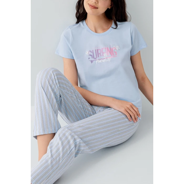 Arnetta 3598-s Kısa Kol Pijama Takımı