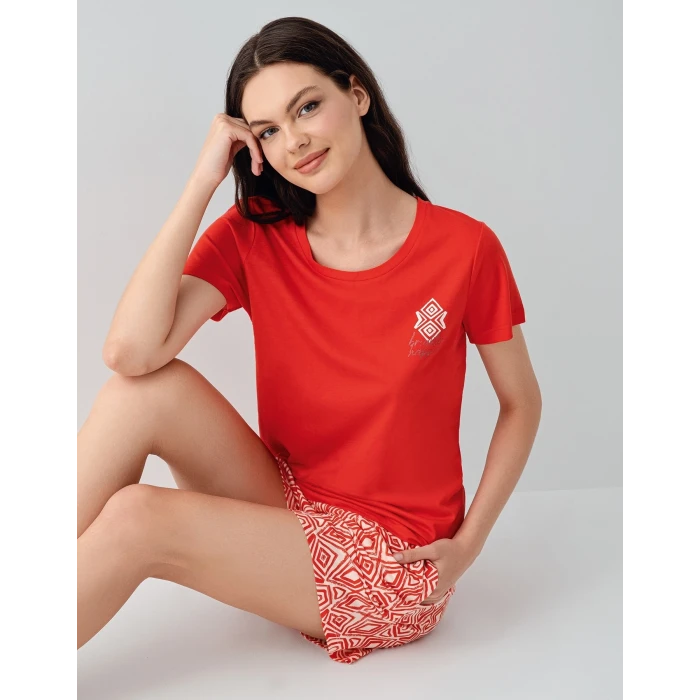 Arnetta 3612-x Kadın Battal Şort Takım