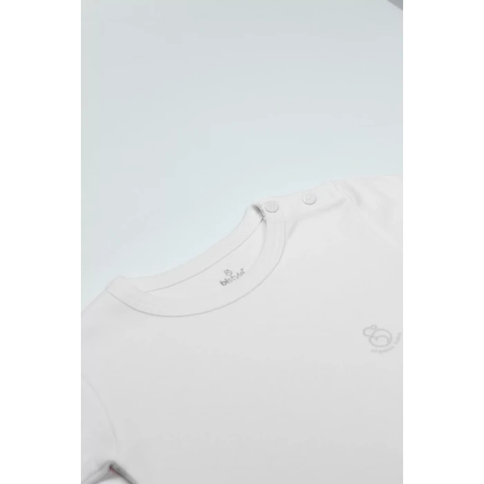 Bistyle Natural Basic Style Uzun Kol Body 17104 Beyaz