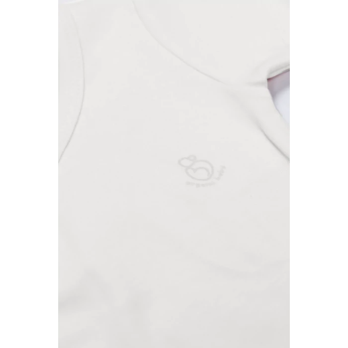 Bistyle Organik Natural Basic Style Kruvaze Uzun Kol Body Bs17102 Ekru