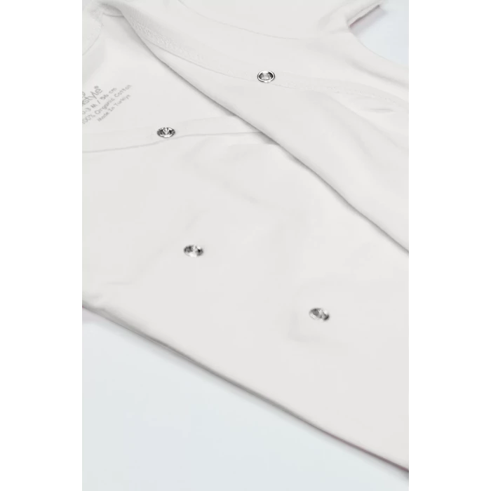 Bistyle Organik Natural Basic Style Kruvaze Uzun Kol Body Bs17102 Ekru