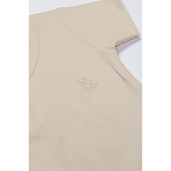 Bistyle Organik Natural Basic Style Kruvaze Yarım Kol Body Bs17101 Bej