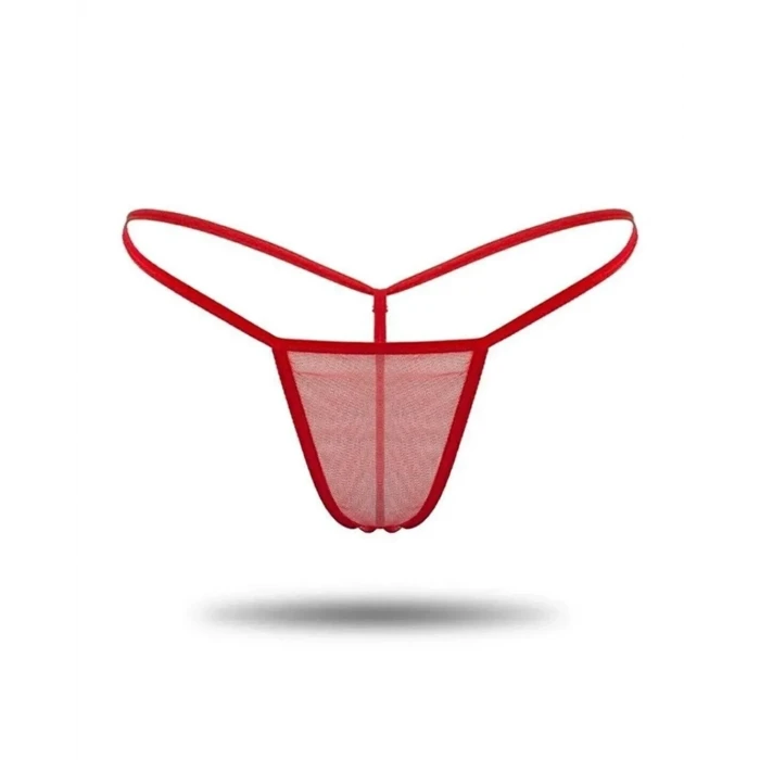 Büyük Beden Kadın 3lü Transparan Tül String