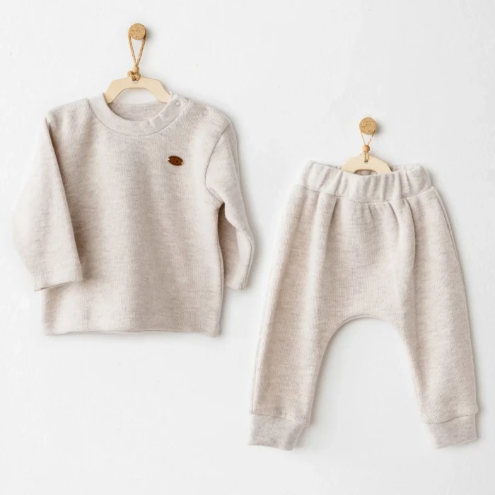 Casual 2li Takım Beige