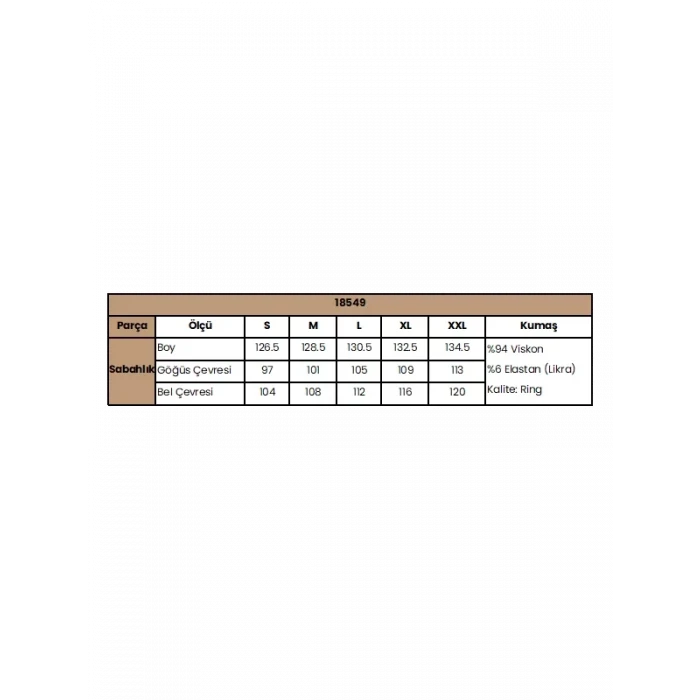 Dantelli Ve Kuşaklı Sabahlık