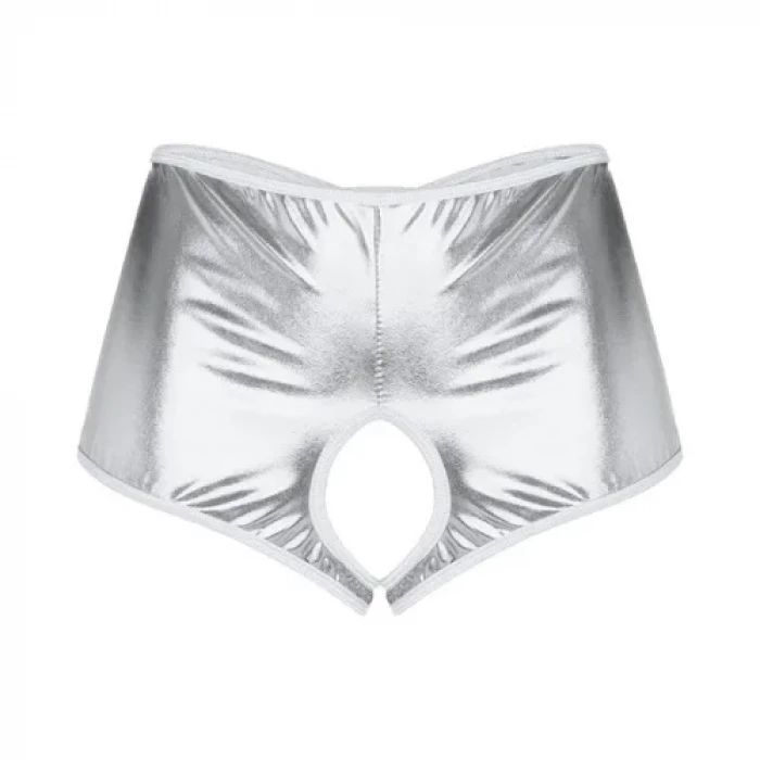 Fantezi Gümüş Özel Bölgeleri Açık Parlak Külot