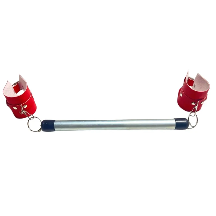 Fantezi Seksi Deri Borulu Kırmızı El Kelepçesi