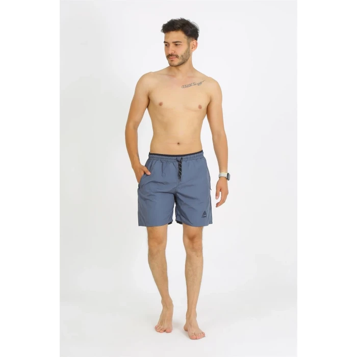 Giyim Erkek Gri Deniz Şortu