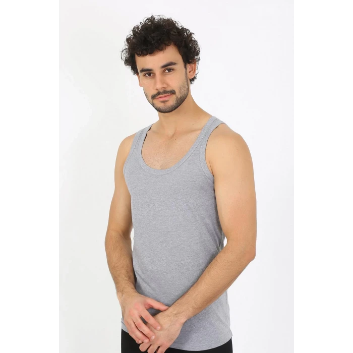 Giyim Erkek Gri Ribana Atlet