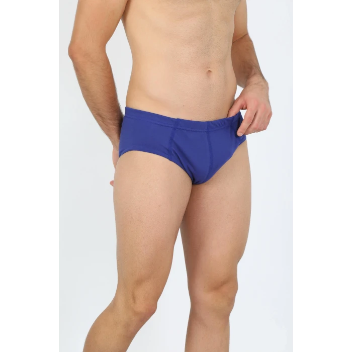 Giyim Erkek Pamuk 3lü Saks Slip